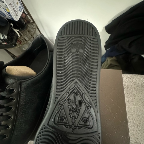 Men’s black Gucci shoes size 15 box included - Picture 6 of 10